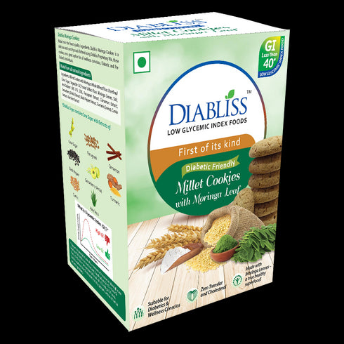 Diabliss Diabetic Friendly Millet Cookies With Moringa Leaf